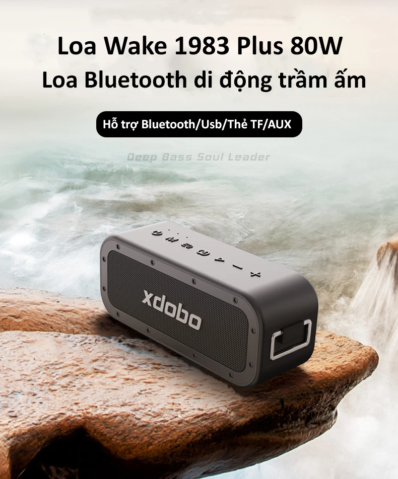 Loa di động bluetooth Xdobo Wake 1983 Plus Công Suất 80W