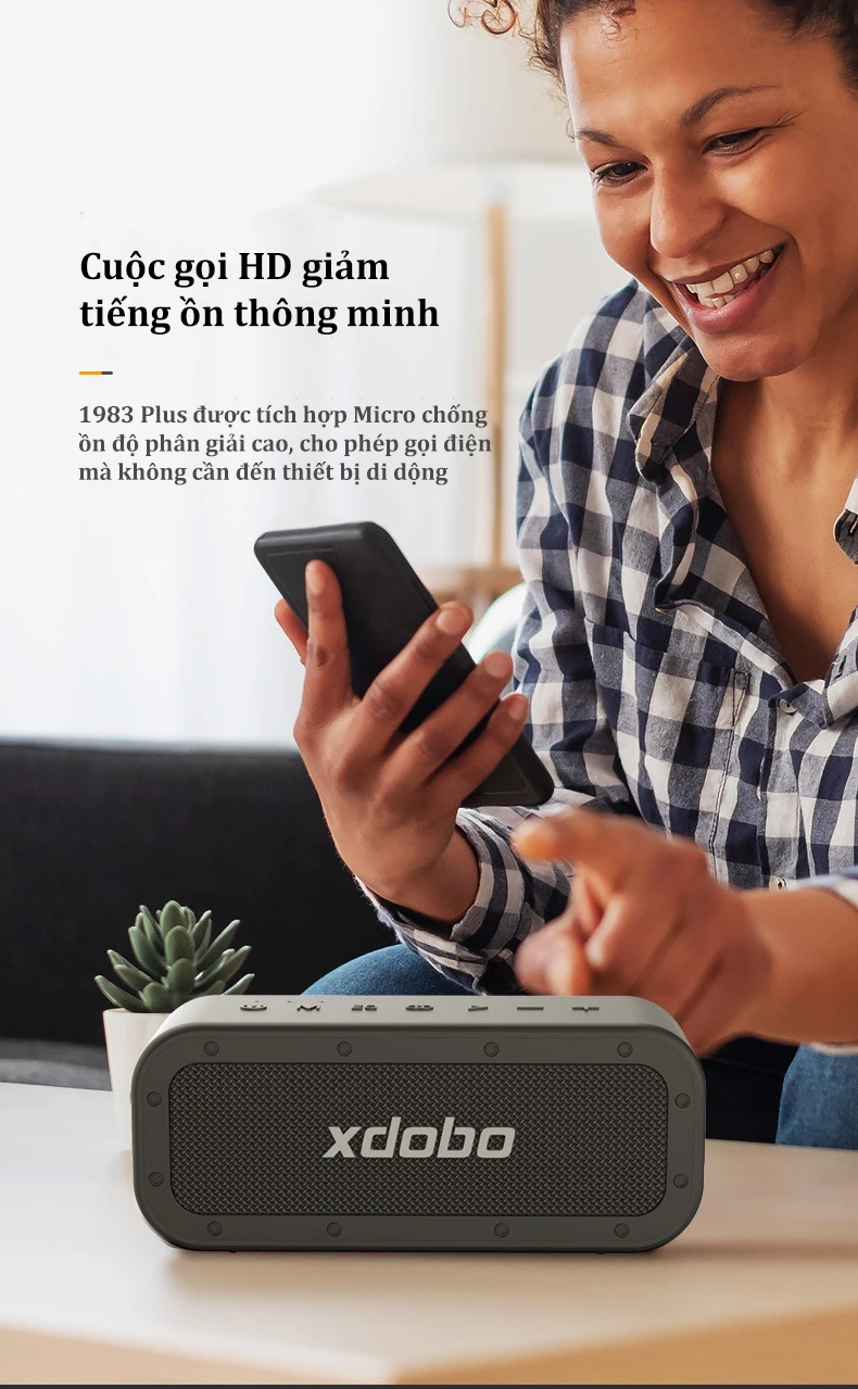 Loa di động bluetooth Xdobo Wake 1983 Plus Công Suất 80W