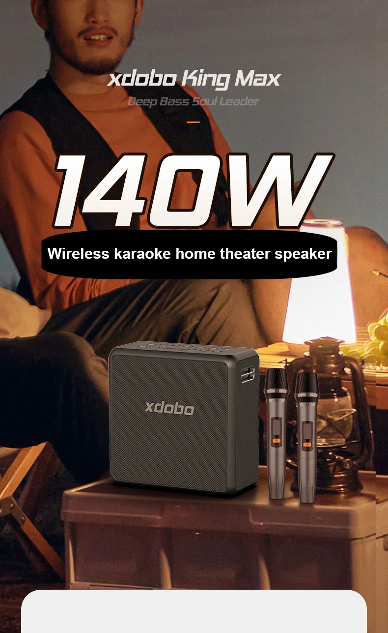 Loa di động bluetooth Karaoke Xdobo KingMax-công suất 140W
