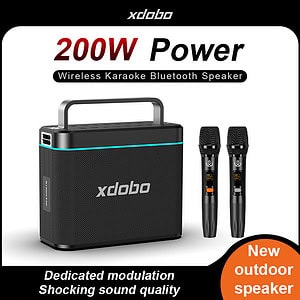 Loa Di động Bluetooth Karaoke Xdobo Truth – Công Suất 200w Tặng Kèm 2 Micro
