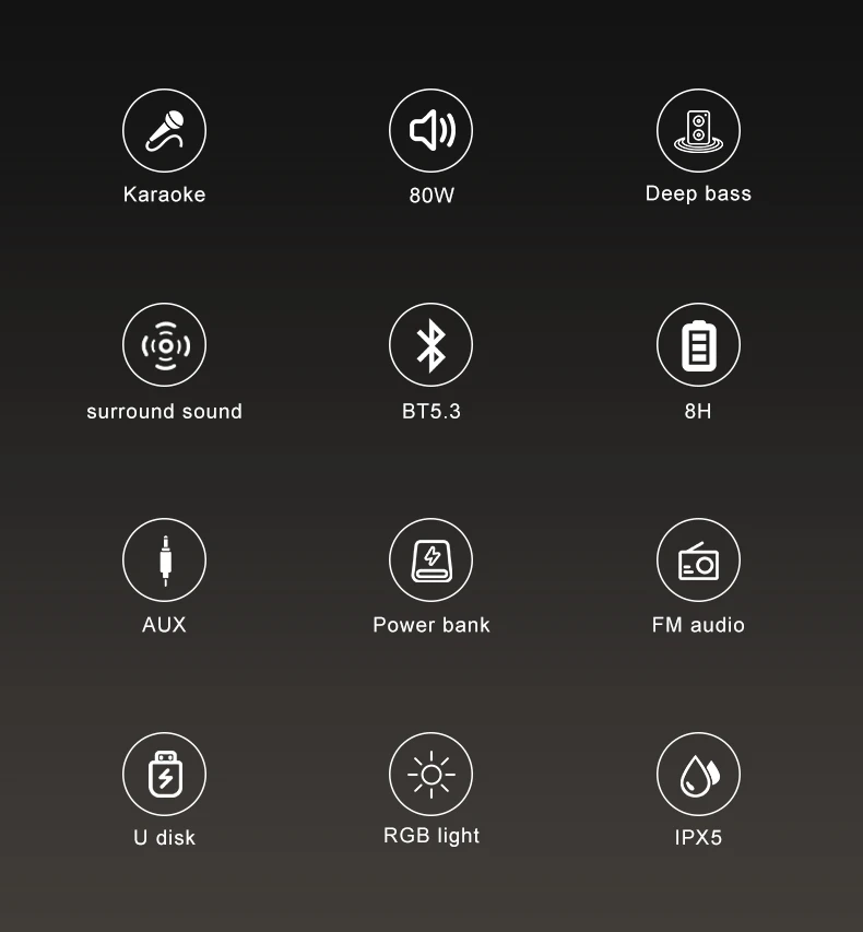 Loa di động bluetooth karaoke Xdobo VIBE PLUS KTV – Tặng kèm 2 micro cao cấp