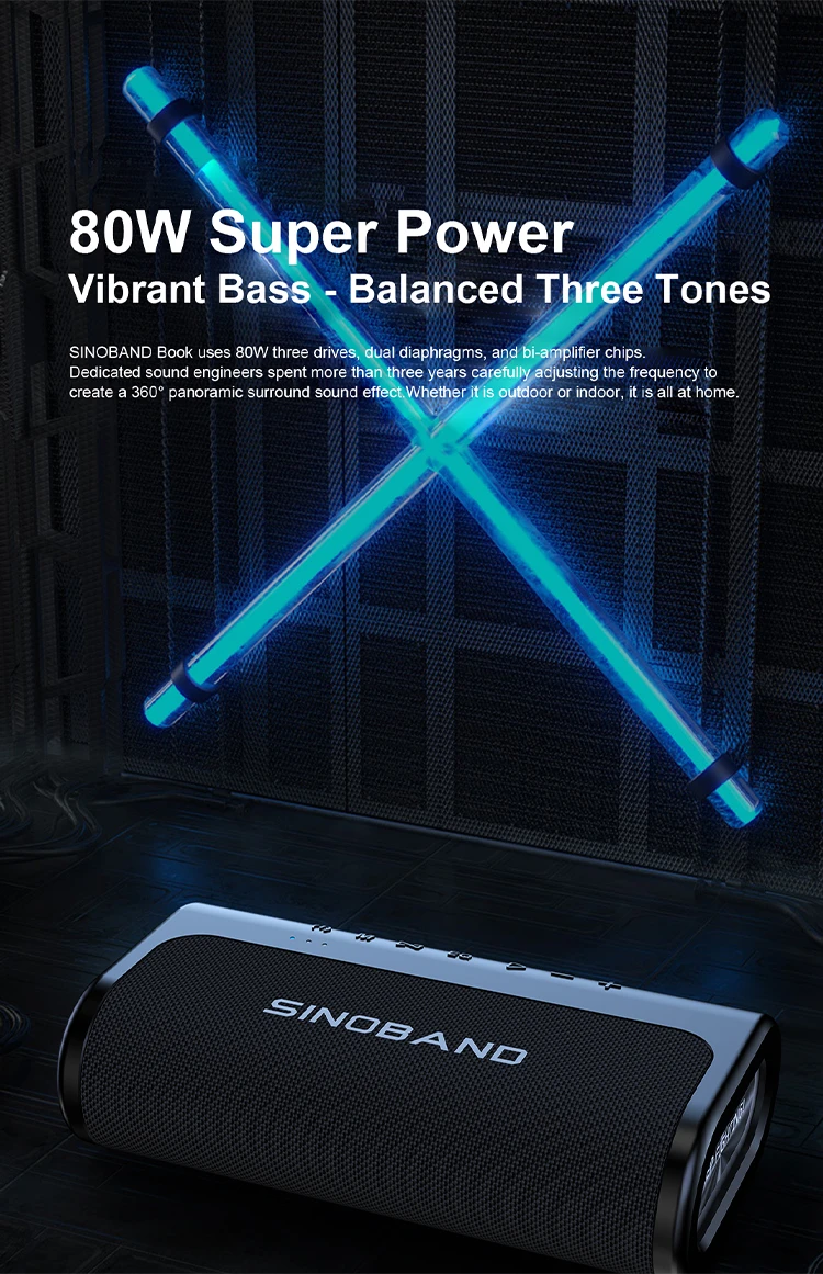 Loa di động bluetooth Xdobo BOOK công suất 80W