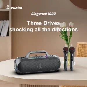 Loa di động bluetooth karaoke Xdobo ELEGANCE – công suất 150W tặng kèm 2 micro