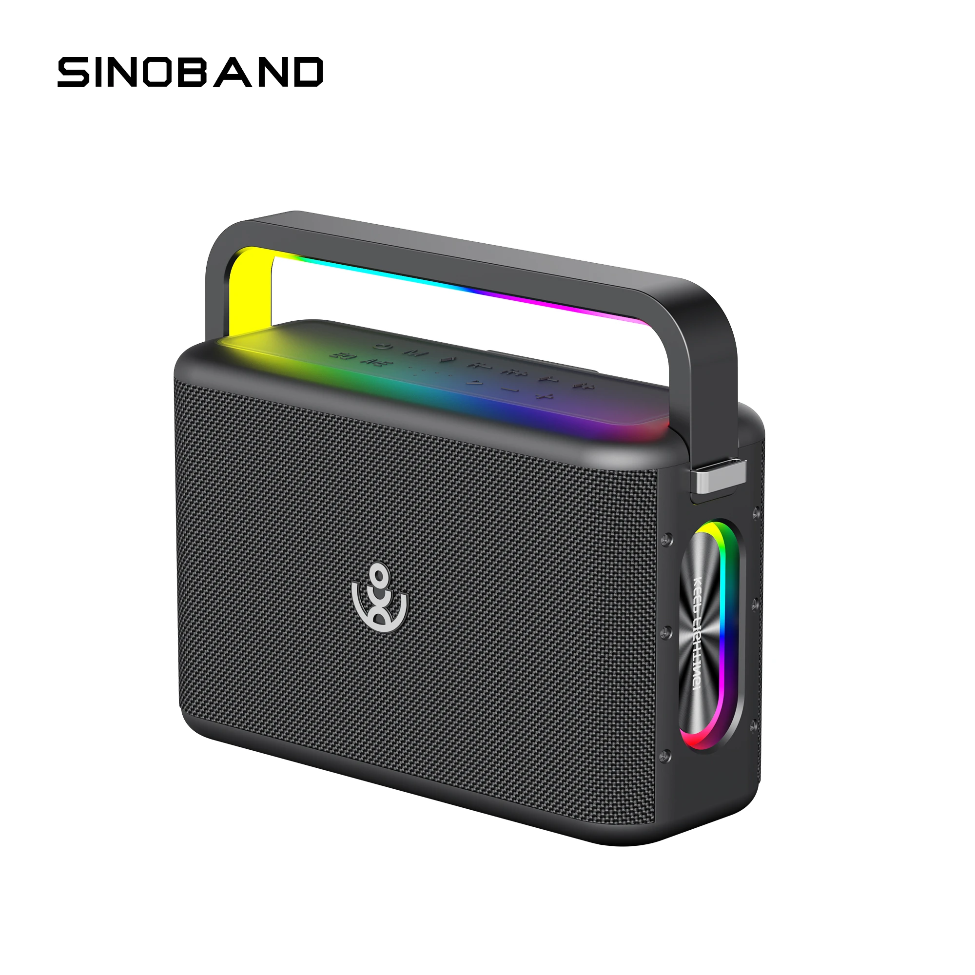Loa di động bluetooth karaoke Xdobo NUTS – công suất 120W tặng kèm 2 micro