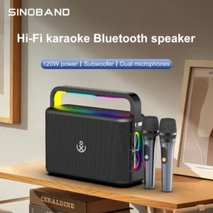 Loa di động bluetooth karaoke Xdobo NUTS – công suất 120W tặng kèm 2 micro
