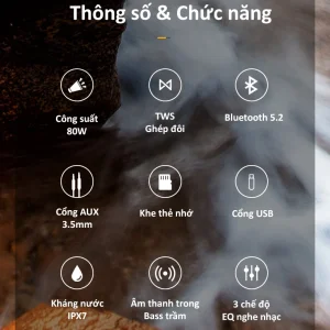 Loa di động bluetooth Xdobo Wake 1983 Plus Công Suất 80W